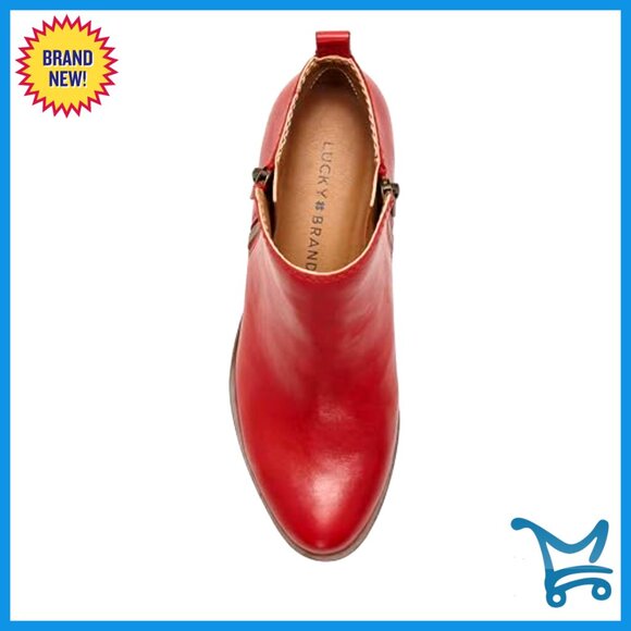 Ankle Boots with Block Heel, Dual Zippers, Cushioned Footbed - Picture 5 of 7